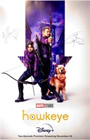 Autograph Hawkeye Poster Jeremy Renner