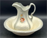 VTG IRONSTONE ENGLAND WASH BASIN & PITCHER