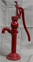 alum. scale model water pump, 20.5" - top of handl