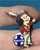 Vintage Santa Fe Pin