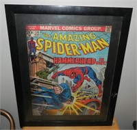 Large Framed Amazing Spider-Man Poster