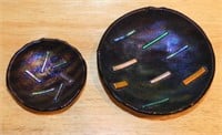 (2) Small MCM Studio Art Pottery Dishes