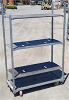 Metal Rolling Shelf Unit