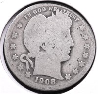 1908 BARBER QUARTER G