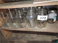 CONTENTS OF CANNING JARS ON SHELF