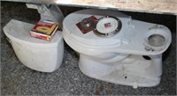 Kohler toilet with mounting kit