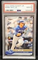 2022 TOPPS X BOBBY WITT JR. ROOKIE