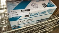 1 LOT 3- MM PURE CANE SUGAR 2000 PACKETS.