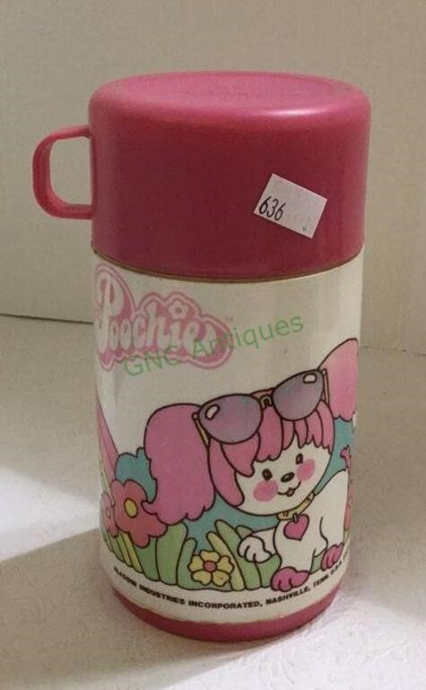 Aladdin Poochie thermos circa 1989.     636