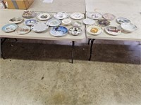 Assortment of Hand Painted Plates