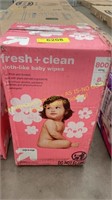 8 pks. Up&Up Cloth-Like Baby Wipes, 800 ct. total