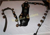 Complete Set of Sleigh Bells with Brass Detailing