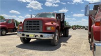 1998 Ford F700 Flatbed Truck,