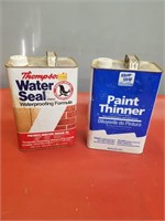 Thompsons Water Seal & Klean Strip paint Thinner