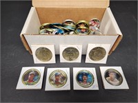 Topps Baseball Coin Pins & Bandai Collector Coins