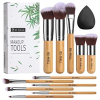 BS-MALL Bamboo Makeup Brush Set 11Pcs