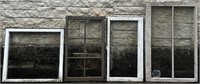 Four Vintage & Antique Windows