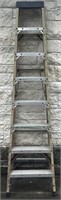 6 Foot Husky Fiberglass A-Frame Ladder