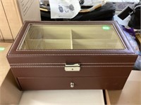 Glasses box with drawer