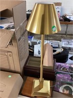 Jonathan Y brass tone desk lamp**