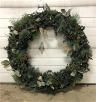 4' Outdoor Christmas Wreath W/ Lights