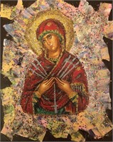 "Our Lady Of Sorrows"7x6Collectible Icon-Antanenka