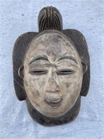 African Wood Carved Tribal Mask