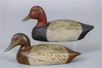 Frank Schmidt Pair of Miniature Canvasback Duck
