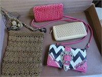 Women's purses, clutches, wallets