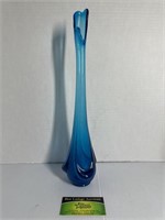 Blue Glass Bud Vase