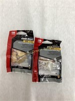 2 packs of 6 - 1/2 inch Adjustable Kwik Klips