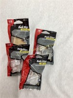 4 packs of 2 - 3/4 inch Adjustable Kwik Klips