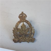 BC Dragoons WWII hat badge