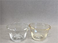 Fire king fluted bowls