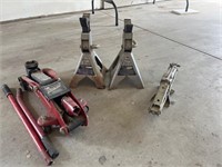 Pair of 3 ton jack stands, car and garage jacks