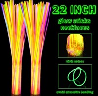 22 Inch Glowstick Necklaces - 5 Color Mix