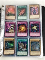 Around 200 Yu-Gi-Uh cards