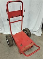 Power Fist pressure washer cart. Tire flat