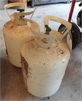 (2) containers of Forane 12 refrigerant (1) is