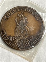 Krewe of Diana 1969 Coin