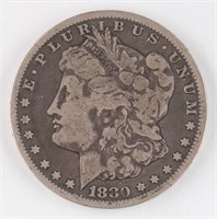 1880-CC US MORGAN SILVER $1 DOLLAR COIN