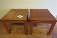 Pair of End Tables 20"T 24"L 22"W