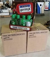 3 Boxes of GermX Hand Sanitizer