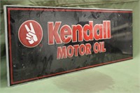 Kendall Motor Oil Sign Approx 58.5"x22.5"