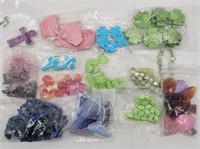 Green, Blue & Pink jewelry Making Supplies