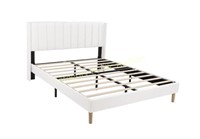 AGARTT Upholstered Platform Bed Frame King $200 R