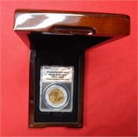 2007 Washington Golden Oath $ ANACS MS66 in Box