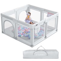 ANGELBLISS Baby Playpen, Large Baby Playard, Indoo