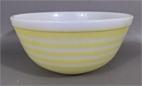 Pyrex 2-1/2 Quart Yellow Stripe Mixing Bowl