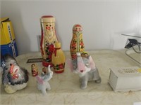 Russian Nesting Dolls and Figurines